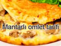Mantarlı omlet tarifi